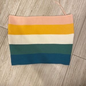Pacsun LA hearts Multi-Color ribbed Tube Top